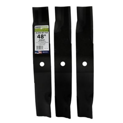 Image showing  3 blades for 48 in. Bobcat mowers. Replaces OEM numbers 112111-01, 0450200, 00450200, 50-1933, 50-2585