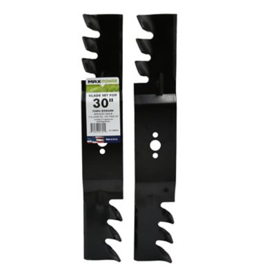 MaxPower 2 Commercial Mulching Blade Set for 30 in. ExMark and Toro Mowers, Replaces OEM numbers 116-6358-03, 120-9500-03