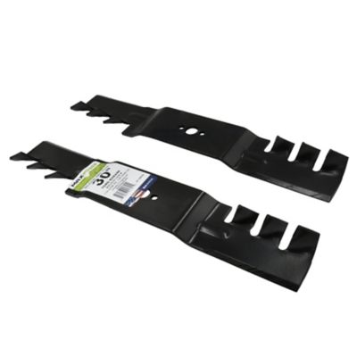 Image showing  2 Commercial Mulching Blade Set for 30 in. ExMark and Toro Mowers, Replaces OEM numbers 116-6358-03, 120-9500-03