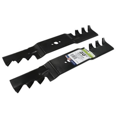 Image showing  2 Commercial Mulching Blade Set for 30 in. ExMark and Toro Mowers, Replaces OEM numbers 116-6358-03, 120-9500-03
