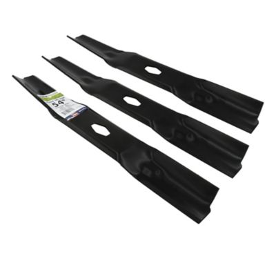 Image showing  3 Blades Set for 54 in. MTD, Cub Cadet, Troy-Bilt Mowers, Replaces OEM numbers 742P05086, 742-05086