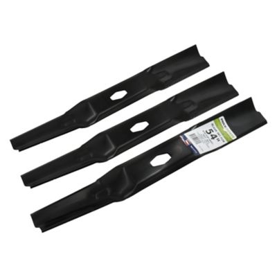 Image showing  3 Blades Set for 54 in. MTD, Cub Cadet, Troy-Bilt Mowers, Replaces OEM numbers 742P05086, 742-05086