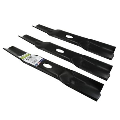 Image showing  3 Blades Set for 50 in. MTD, Cub Cadet, Troy-Bilt Mowers, Replaces OEM numbers 742P05094, 742-05094