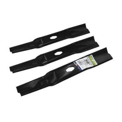 Image showing  3 Blades Set for 50 in. MTD, Cub Cadet, Troy-Bilt Mowers, Replaces OEM numbers 742P05094, 742-05094