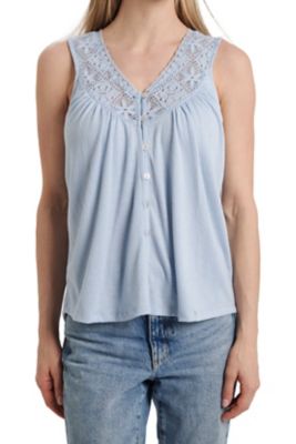 Vintage Threads Woman SS Tank Knit Gauze