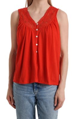 Image showing  Woman SS Tank Knit Gauze