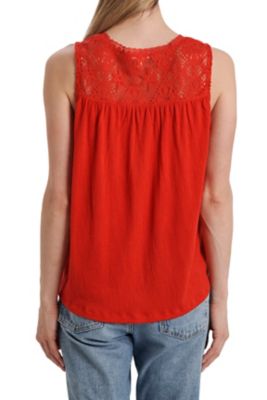Image showing  Woman SS Tank Knit Gauze