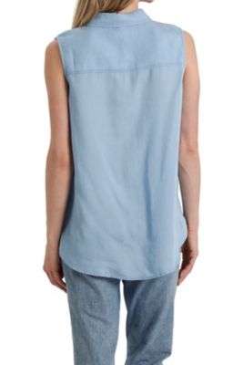 Image showing  Vintage Thread Woman Sleeveless Pocket Shirt