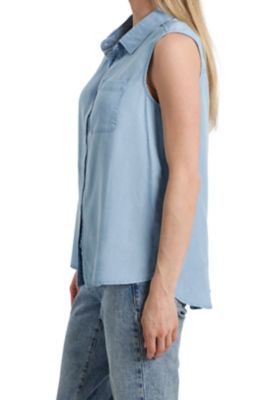 Image showing  Vintage Thread Woman Sleeveless Pocket Shirt