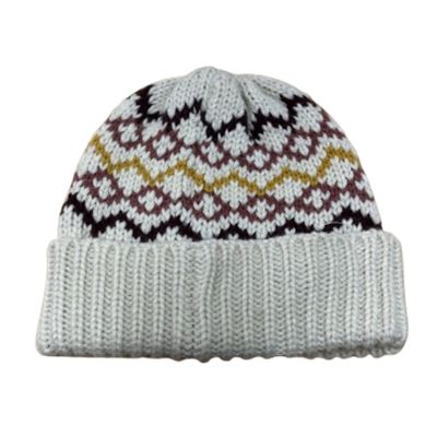 Blue Mountain Women's Fairisle Cuffed Knit Beanie