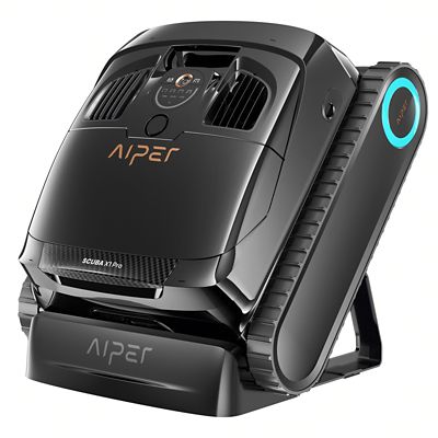 Aiper Intelligent Scuba X1 Pro Adaptive Robotic Pool Cleaner, Ultra-Fine Filtration, Works with HydroComm Pure, 6600 GPH