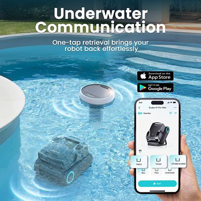Image showing  HydroComm Pro Water Quality Monitor for Scuba X1 Series, Underwater Communication, Tracks TDS & pH