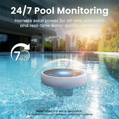 Image showing 7 th Aiper Intelligent HydroComm Pro Water Quality Monitor for Scuba X1 Series, Underwater Communication, Tracks TDS & pH