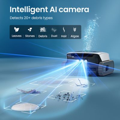 Image showing  Scuba N3 Robotic Pool Cleaner with AI Vision, dToF Navigation, Wireless Charging Dock & Waterline Clean