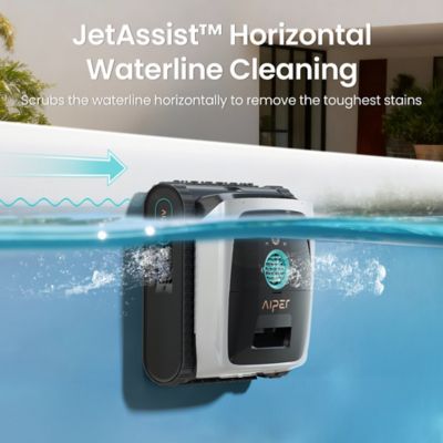 Image showing 5 th Aiper Intelligent Scuba N3 Robotic Pool Cleaner with AI Vision, dToF Navigation, Wireless Charging Dock & Waterline Clean