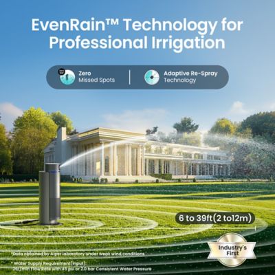 Image showing  IrriSense N2 Smart Lawn Irrigator with Weather-Smart Sensors, Soil Moisture Mapping & App Control