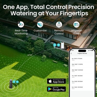 Image showing  IrriSense N2 Smart Lawn Irrigator with Weather-Smart Sensors, Soil Moisture Mapping & App Control