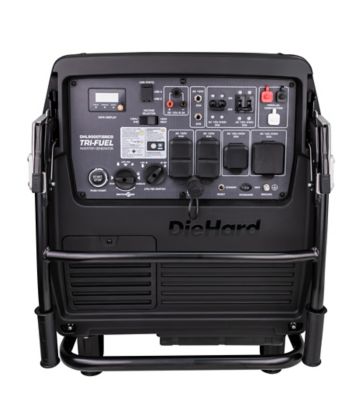 Image showing  Diehard Tri-Fuel Inverter Generator Rated 7200 W (Gas)/6500 With CO Alert