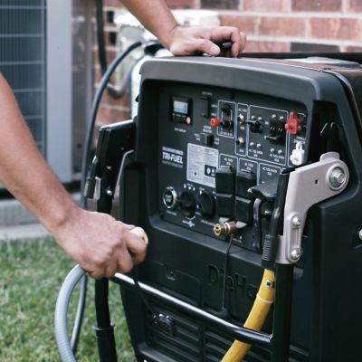 Image showing  Diehard Tri-Fuel Inverter Generator Rated 7200 W (Gas)/6500 With CO Alert