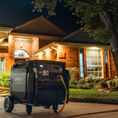 Image showing 6 th DieHard Diehard Tri-Fuel Inverter Generator Rated 7200 W (Gas)/6500 with CO Alert