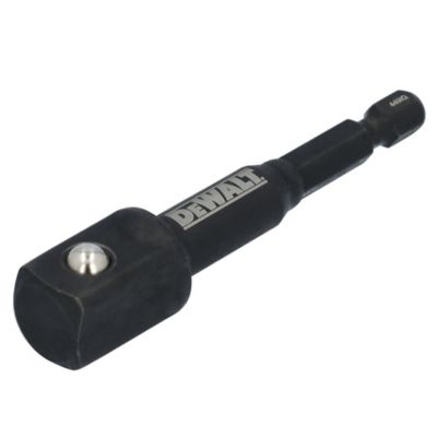 Image showing  Socket 1/4 in. Hex 1/2 in. sq. Adapter Impact