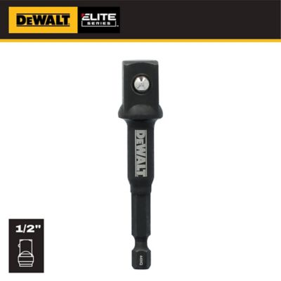 Image showing  Socket 1/4 in. Hex 1/2 in. sq. Adapter Impact
