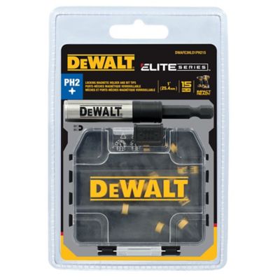 DEWALT Impact 15 pc. Mag Lock Holder 2Bits