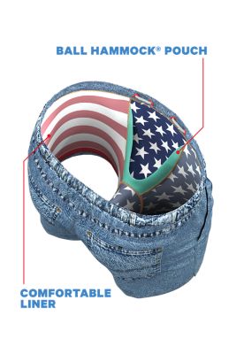 Image showing  Denim Ball Hammock Pouch 5 in. Swim Trunks