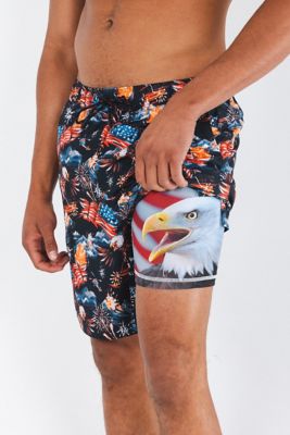 Image showing  Americana Eagles Ball Hammock Pouch 5 in. Swim Trunks