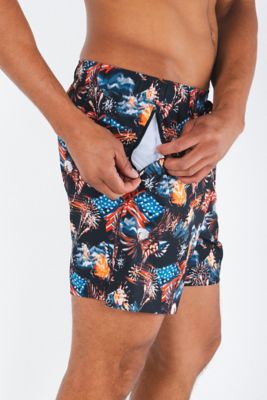 Image showing  Americana Eagles Ball Hammock Pouch 5 in. Swim Trunks