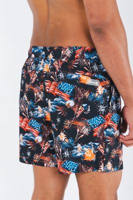 Image showing  Americana Eagles Ball Hammock Pouch 5 in. Swim Trunks
