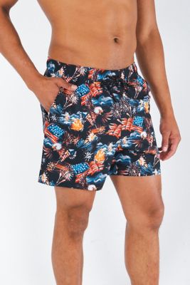 Shinesty Americana Eagles Ball Hammock Pouch 5 in. Swim Trunks