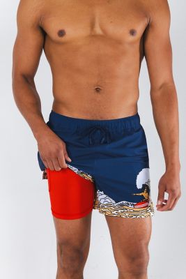 Image showing  Beer Surfer Ball Hammock Pouch 5 in. Swim Trunks