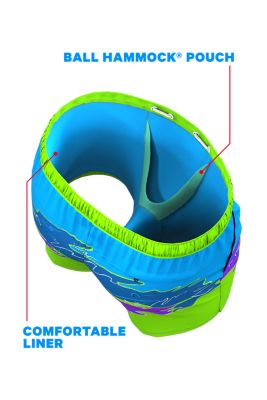 Image showing  Retro Neon Ball Hammock Pouch 5 in. Swim Trunks