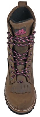 Image showing 2 th Moxie Trades Women's Mareen 8 in. Composite Toe Work Boots Waterproof Slip Resistant EH Puncture Resistant Safety Boot