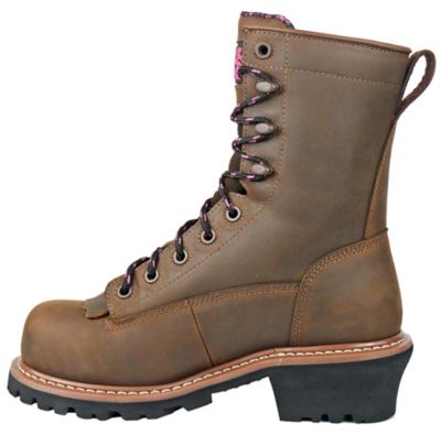 Image showing 6 th Moxie Trades Women's Mareen 8 in. Composite Toe Work Boots Waterproof Slip Resistant EH Puncture Resistant Safety Boot