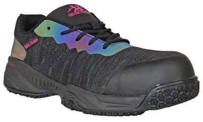 Moxie Trades Women's Lexi Composite Toe Work Shoes Lightweight Slip Resistant EH Safety Footwear