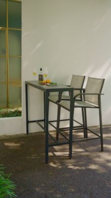 Image showing  Outdoor Textilene Bar Set, Gray