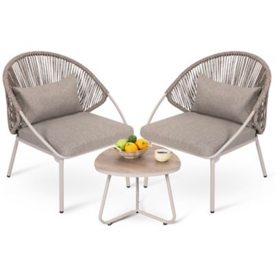 Image showing  3 pc. Iron Patio Furniture Set