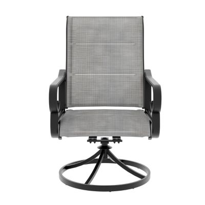Image showing  Swivel Textilene Dining Chair for Outdoor Use