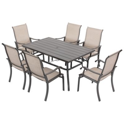 Image showing  Patio 7 pc. Textilene Dining Set