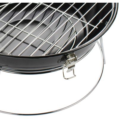 Image showing  14 in. Portable Charcoal Grill, Red