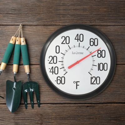 Image showing  13.25 in. Analog Weather Thermometer