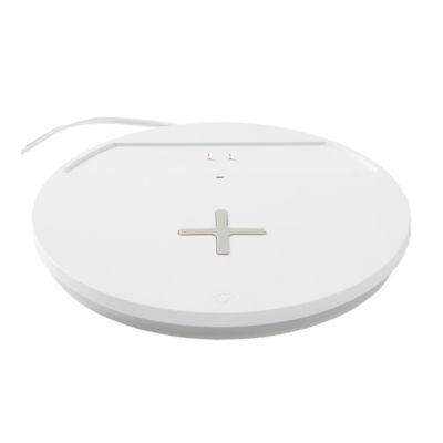 Image showing  Digital Indoor Weather Station with Mood Light and Wireless Charging Pad