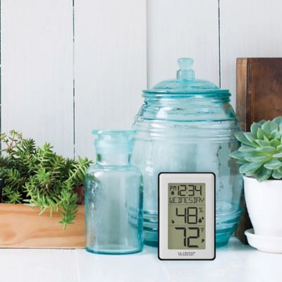 Image showing  Battery-Powered LCD Wireless Digital Weather Thermometer Station with Hygrometer and Calendar