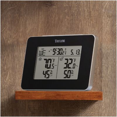 Image showing  Wireless Indoor & Outdoor Weather Station with Hygrometer