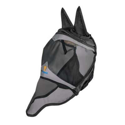 Image showing  Fine Mesh Fly Mask with Ears & Nose
