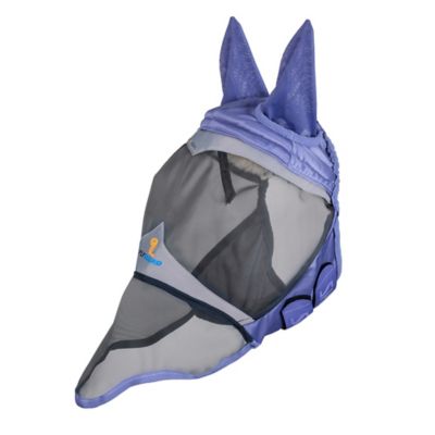 Shires Equestrian Products Fine Mesh Fly Mask with Ears & Nose ...