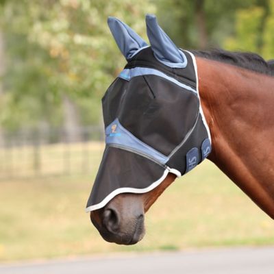 Shires Equestrian Products Air Motion Fly Mask with Ears & Nose