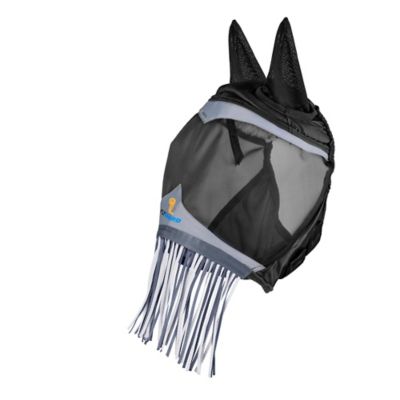 Image showing  Fine Mesh Fly Mask with Ears & Nose Fringe